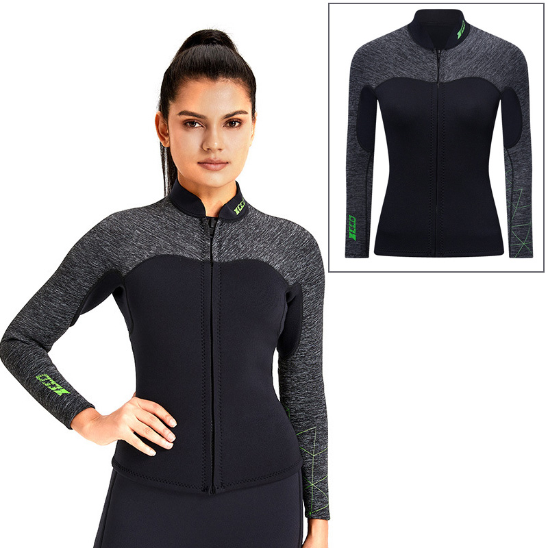 Wetsuit 3Mm Neoprene - Dames 3 mm neopreen wetsuit-top met