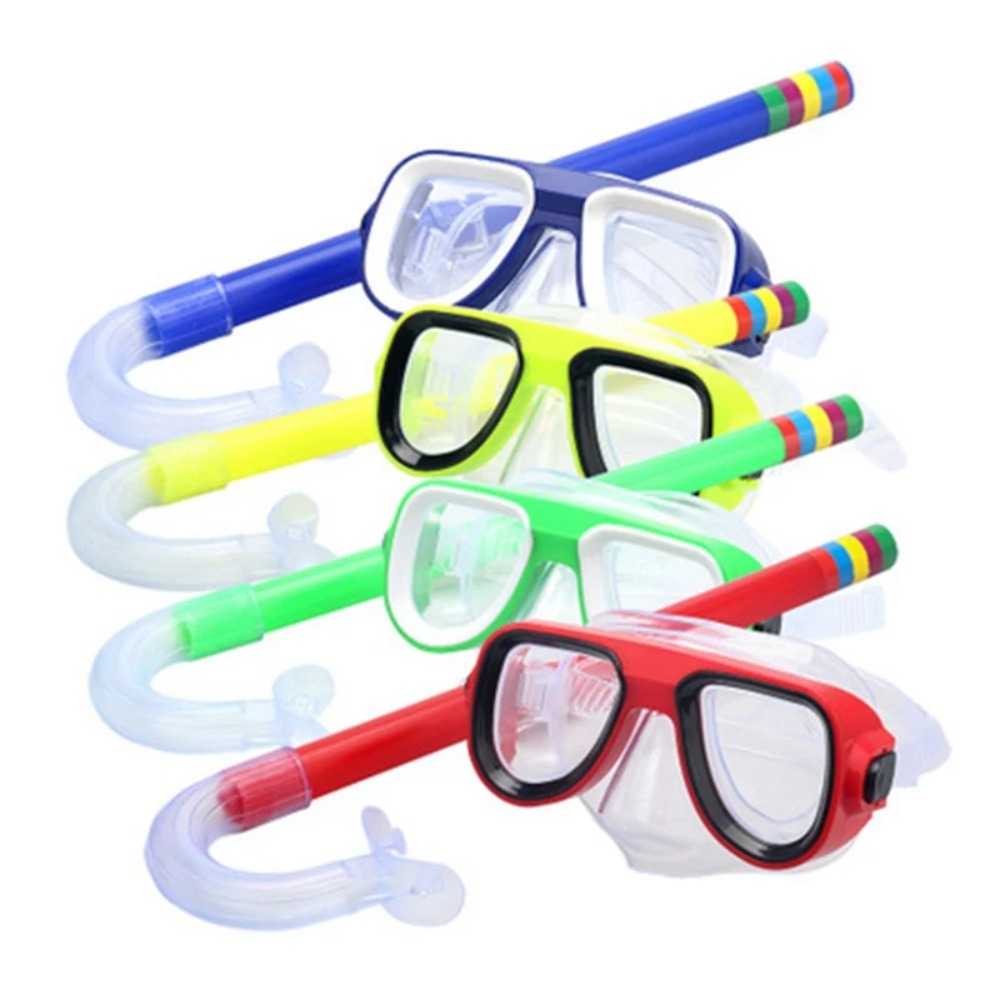 Freediving Mask Set - Snorkelset voor kinderen Scuba-snorkelmasker Zwemmen Anti-condensbril