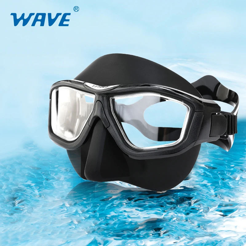 Freediving Mask Set - WAVE Branciiia Stijlvol Duikmasker met Laag