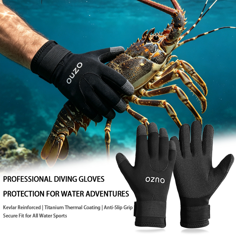 Wetsuit 3Mm Neoprene - 3mm duikhandschoenen - CR titanium gecoat,