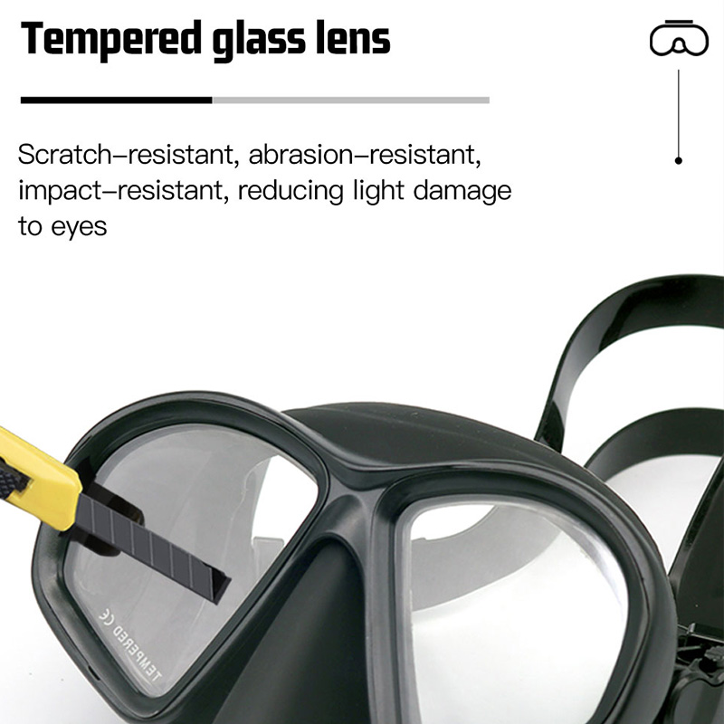 Nederslaapmasker van gehard gl - Freediving Mask Set recensie en prijs
