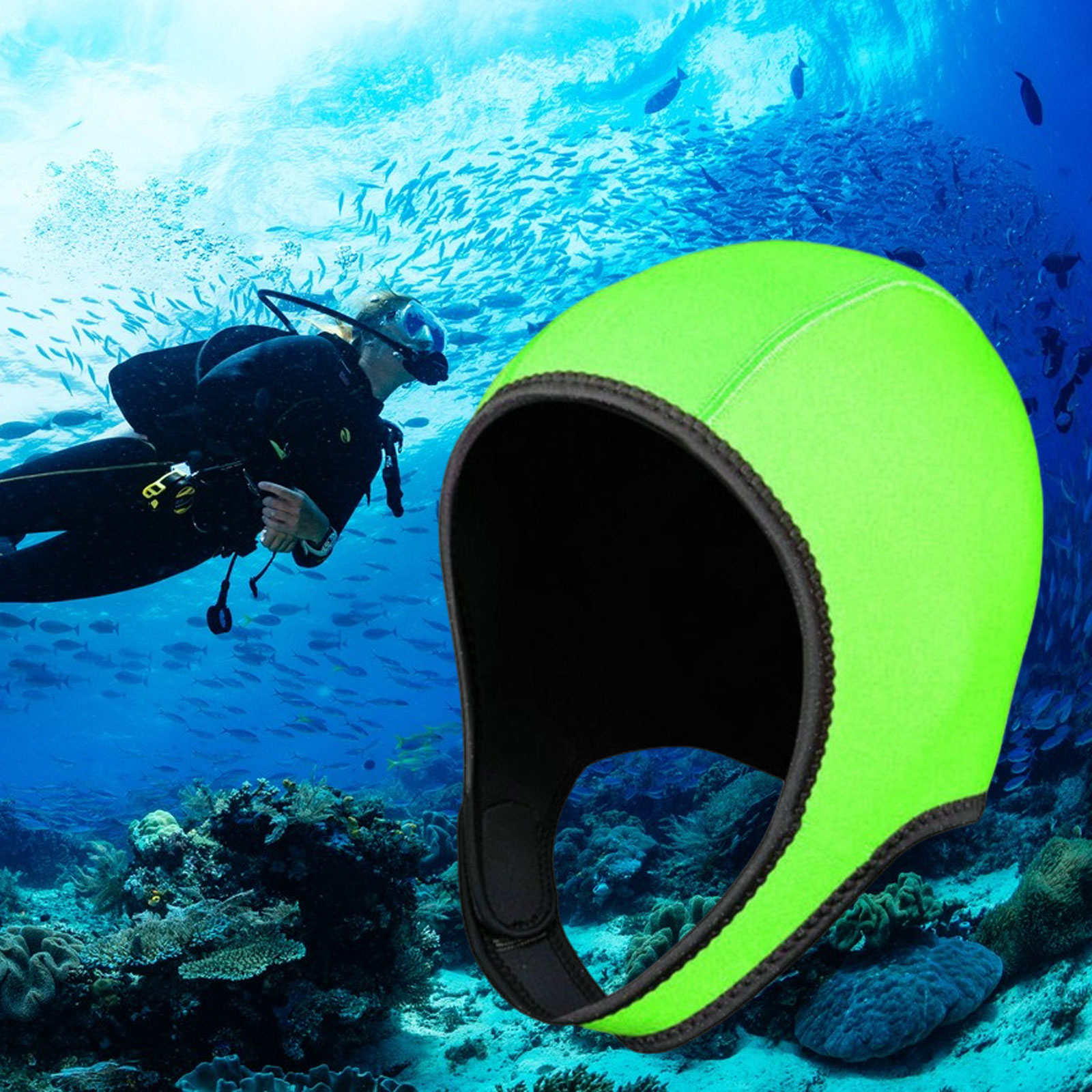 Scuba Dive Hood Badmuts 3mm Ne - Wetsuit 3Mm Neoprene recensie en prijs