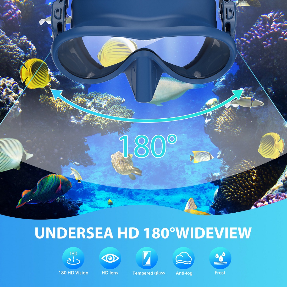 Frameloos duikmasker Verstelba - Freediving Mask Set recensie en prijs