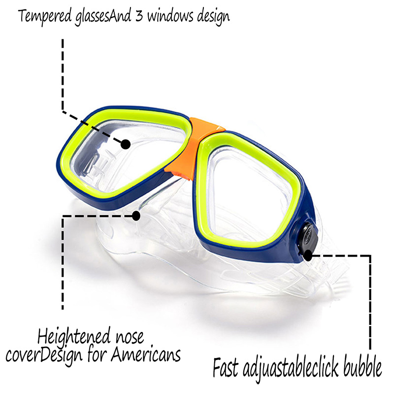 Volwassenen Kinderen Duikbril  - Freediving Mask Set recensie en prijs