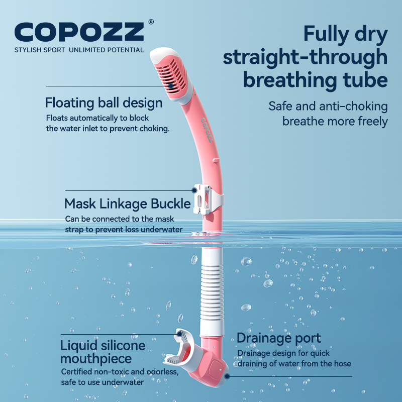 COPOZZ Nieuw duikmasker Full V - Freediving Mask Set recensie en prijs