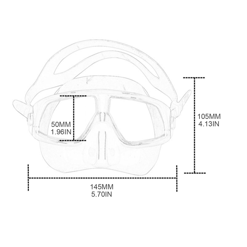 Wide View Snorkel Masker Anti- - Freediving Mask Set recensie en prijs